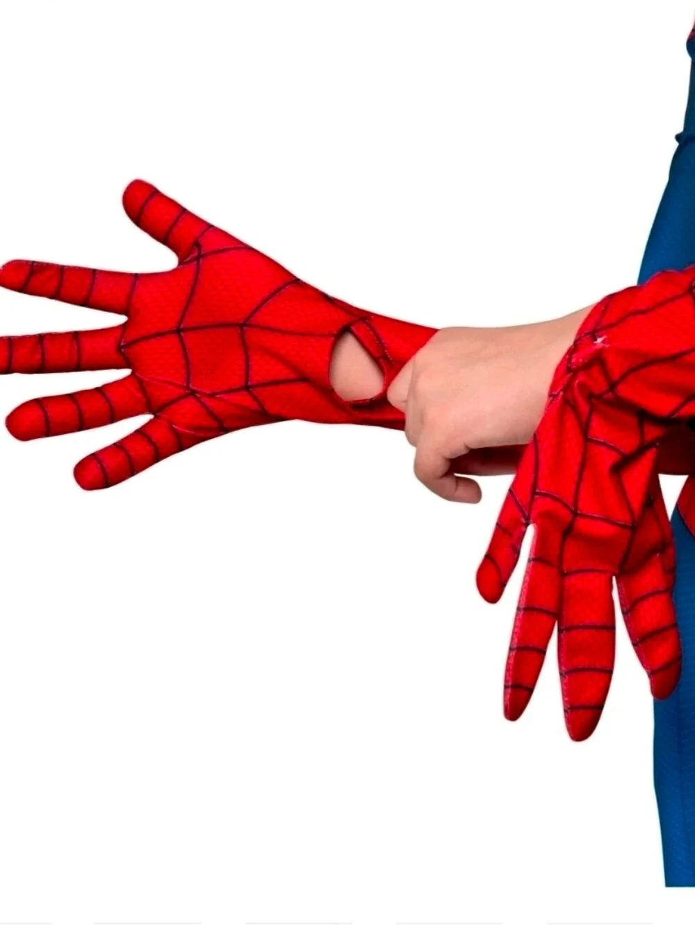 Marvel Spiderman Child Large 10-12 Costume‎ Spandex Zentai Suit Mask Jazwares